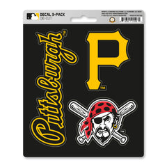 Pittsburgh Pirates 3 Piece Decal Sticker Set