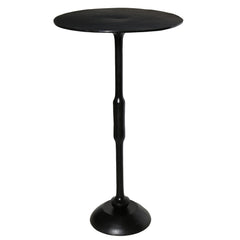 25" Bronze Iron Round End Table