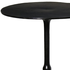 25" Bronze Iron Round End Table