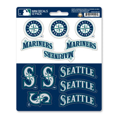 Seattle Mariners 12 Count Mini Decal Sticker Pack