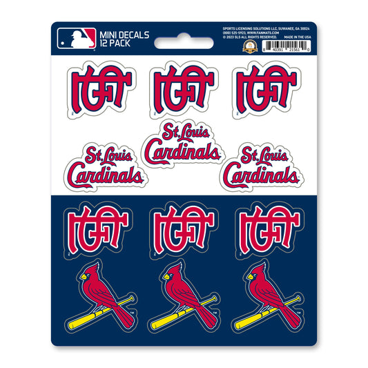 St. Louis Cardinals 12 Count Mini Decal Sticker Pack