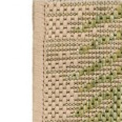 2' X 3' Beige Floral Indoor Outdoor Area Rug