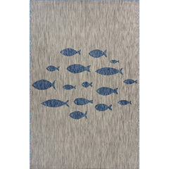 2' X 3' Gray Indoor Outdoor Area Rug