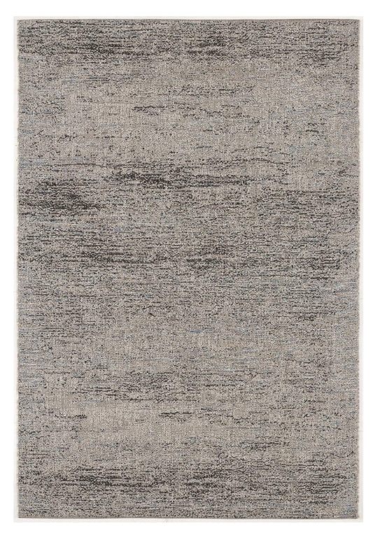 8' X 10' Blue and Gray Abstract Area Rug