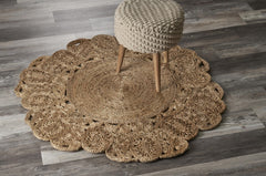 Natural Bloom Boutique Jute Rug