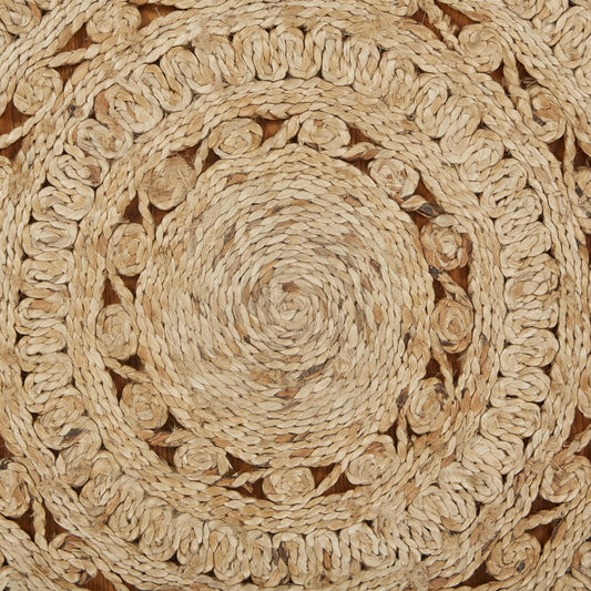 Sunshine Golden Natural Jute Area Rug