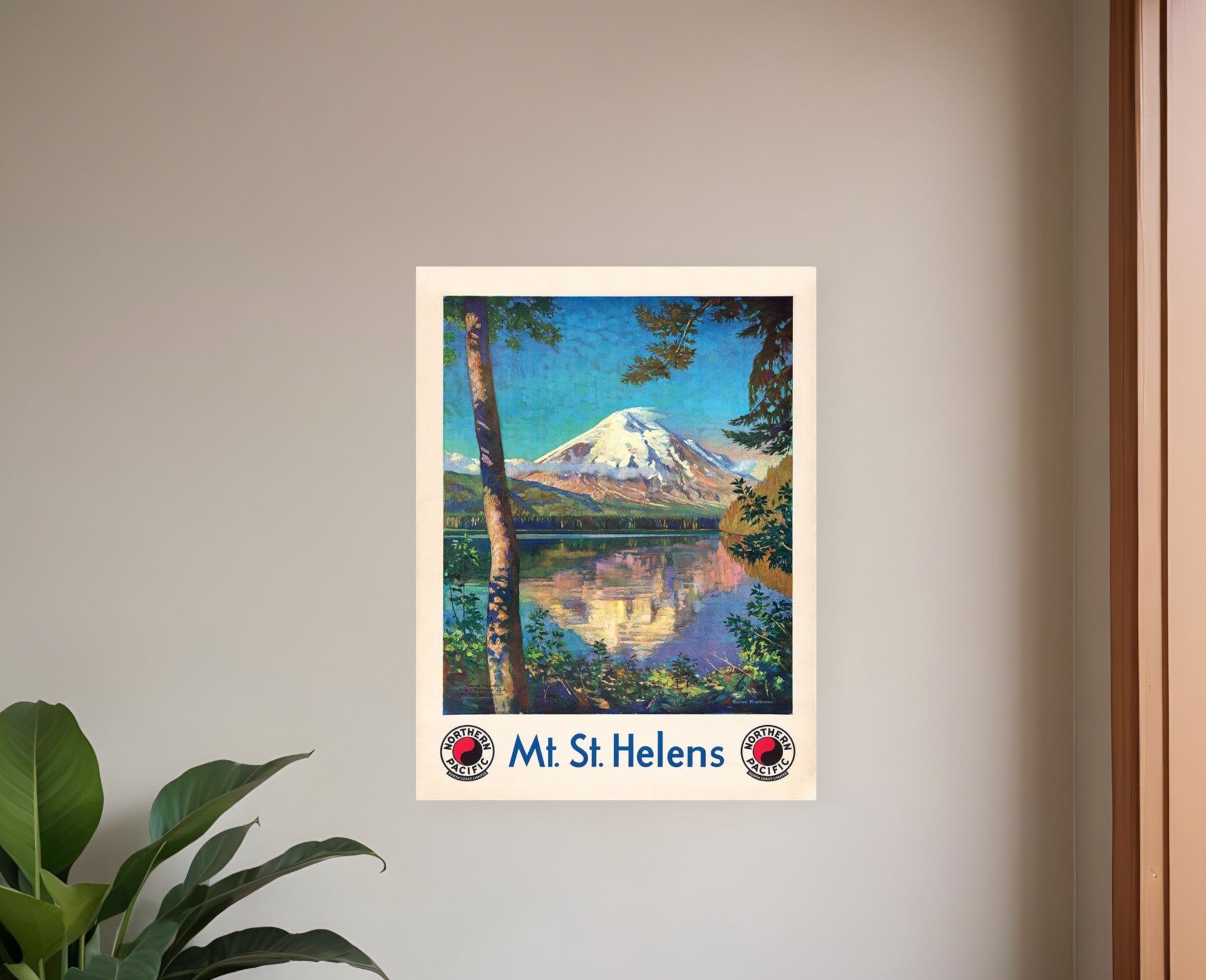 11" X 14" Mt. St. Helens C1920S Vintage Travel Poster Wall Art