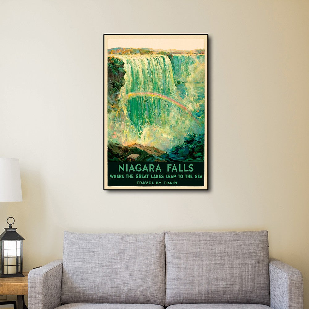 12" X 18" Niagra Falls New York C1920S Vintage Travel Poster Wall Art