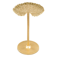 22" Gold Aluminum End Table