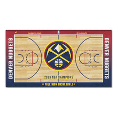 Denver Nuggets 2023 NBA Finals Champions Large Court Runner Rug - 30in. x 54in.