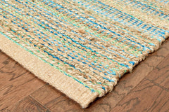 9' X 12' Natural Hand Woven Area Rug