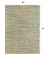 9' X 12' Natural Hand Woven Area Rug