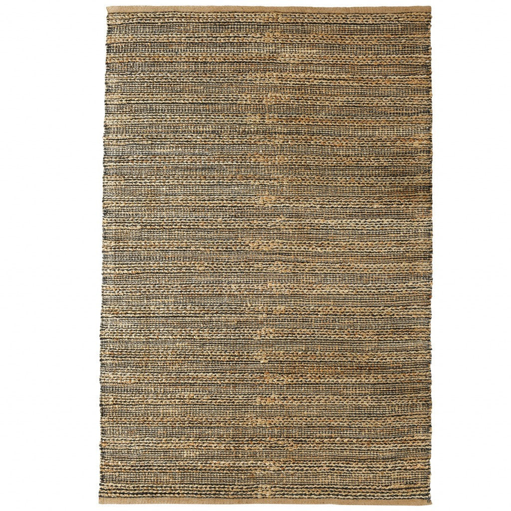 5' X 8' Natural Hand Woven Area Rug