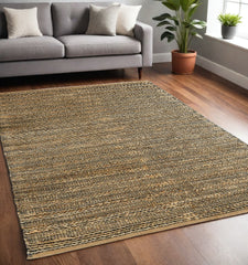 5' X 8' Natural Hand Woven Area Rug