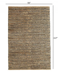 8' X 10' Natural Hand Woven Area Rug