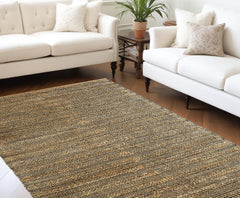 8' X 10' Natural Hand Woven Area Rug