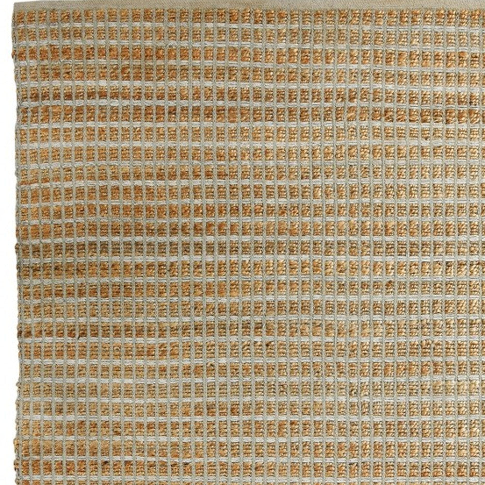 8' X 10' Natural Hand Woven Area Rug