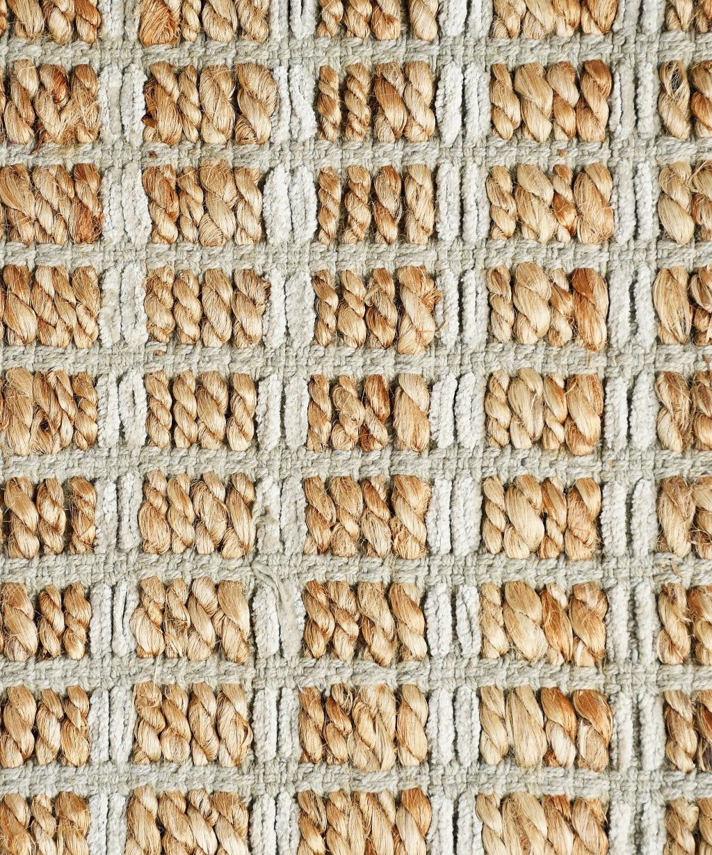 8' X 10' Natural Hand Woven Area Rug