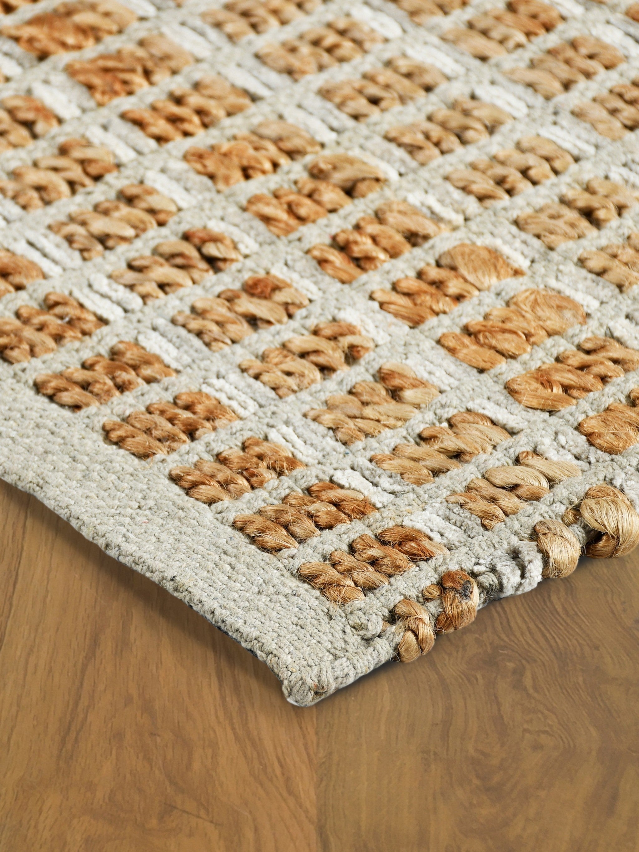 8' X 10' Natural Hand Woven Area Rug