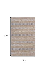 8' X 10' Natural Hand Woven Area Rug