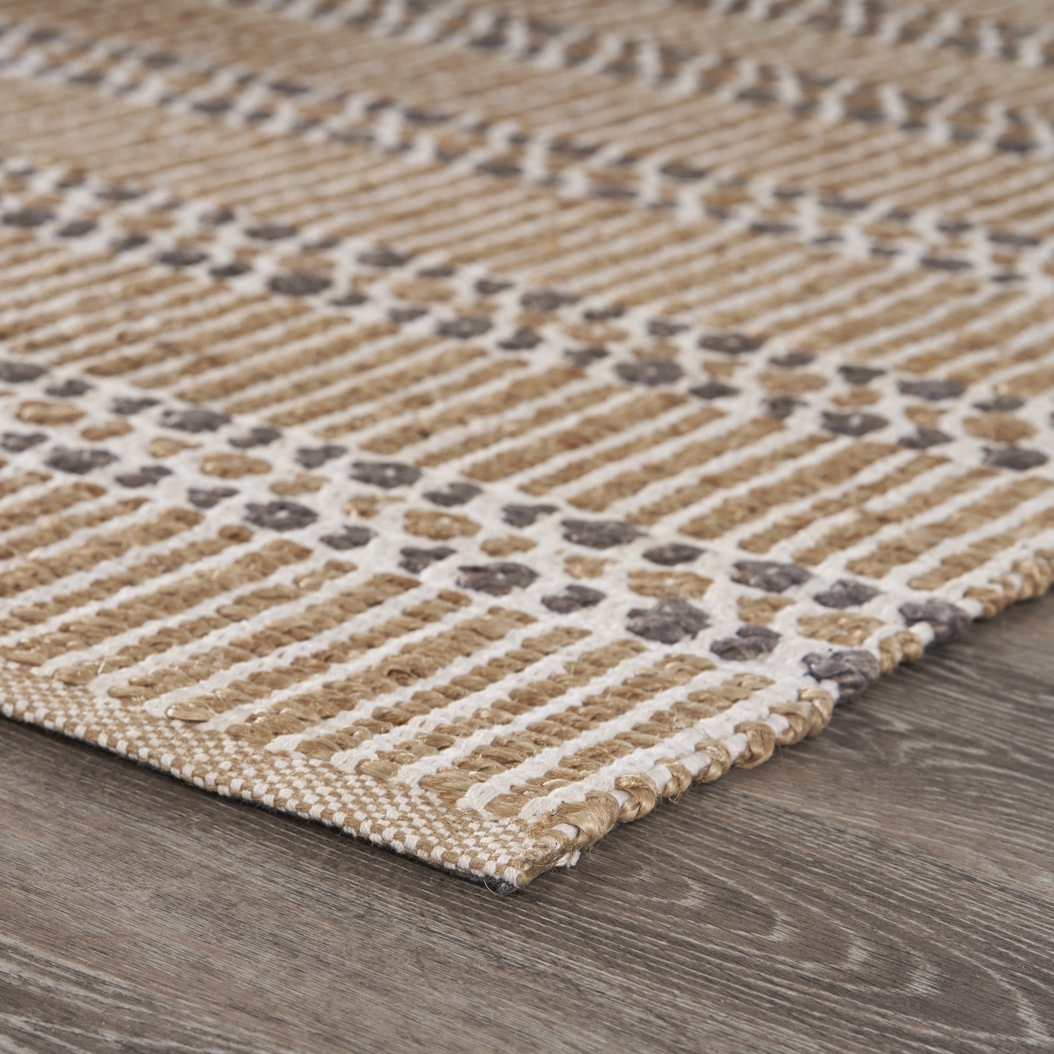 8' X 10' Natural Hand Woven Area Rug