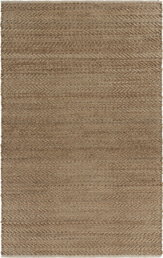 5' X 8' Natural Hand Woven Area Rug