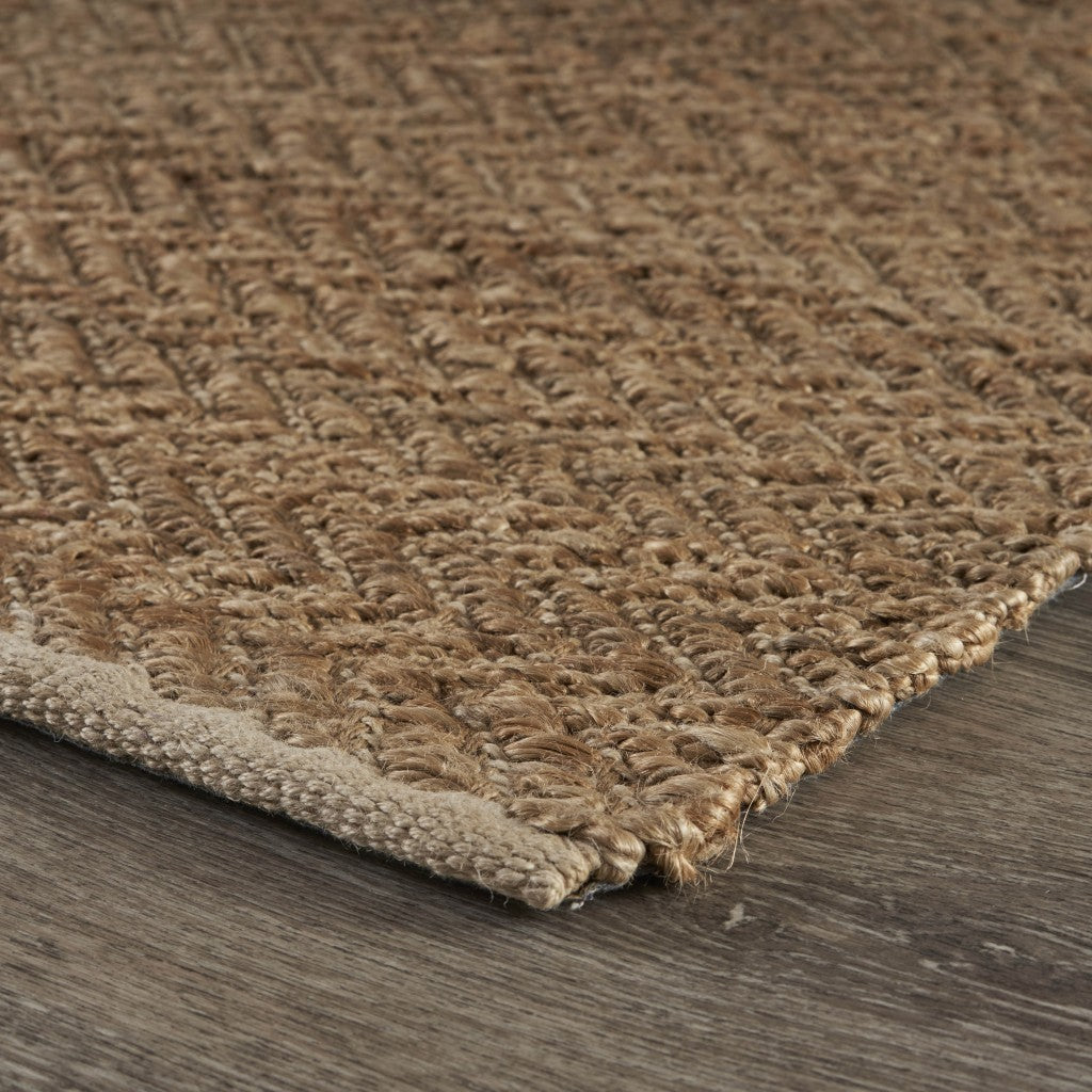 8' X 10' Natural Hand Woven Area Rug