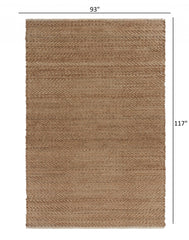 8' X 10' Natural Hand Woven Area Rug