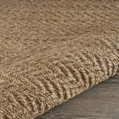 9' X 12' Natural Hand Woven Area Rug