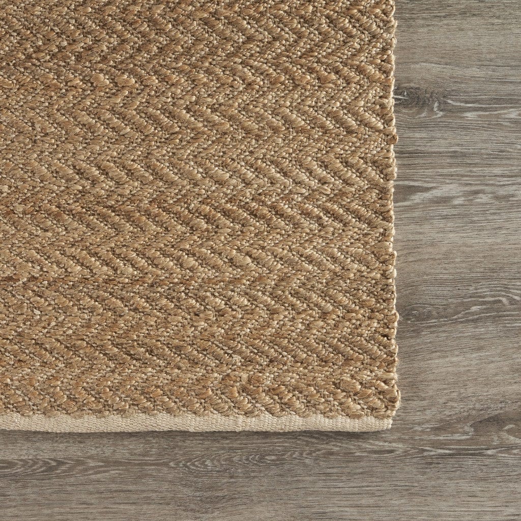 9' X 12' Natural Hand Woven Area Rug - Homeroots