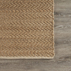 9' X 12' Natural Hand Woven Area Rug - Homeroots