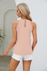 Sequin Grecian Neck Tank - Flyclothing LLC