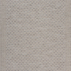 5' X 7' Gray Indoor Outdoor Area Rug