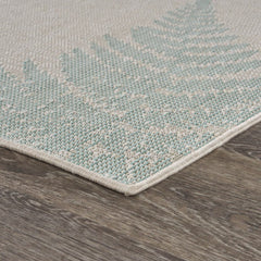 5' X 7' Gray Indoor Outdoor Area Rug - Homeroots