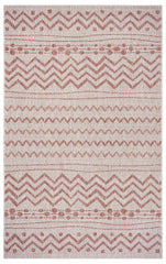 5' X 8' Beige Indoor Outdoor Area Rug