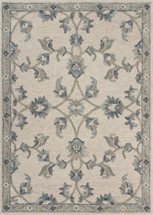 5' X 7' Light Blue Wool Hand Tufted Area Rug - Homeroots