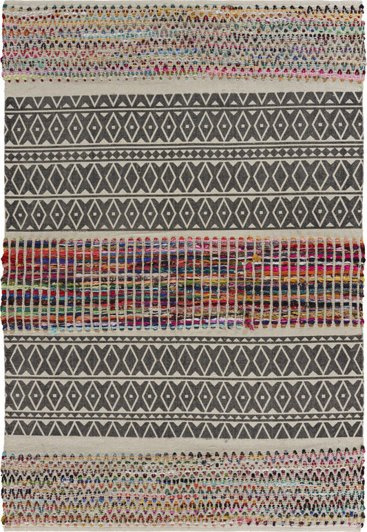 3' x 5' Colorful Traditional Chindi Area Rug