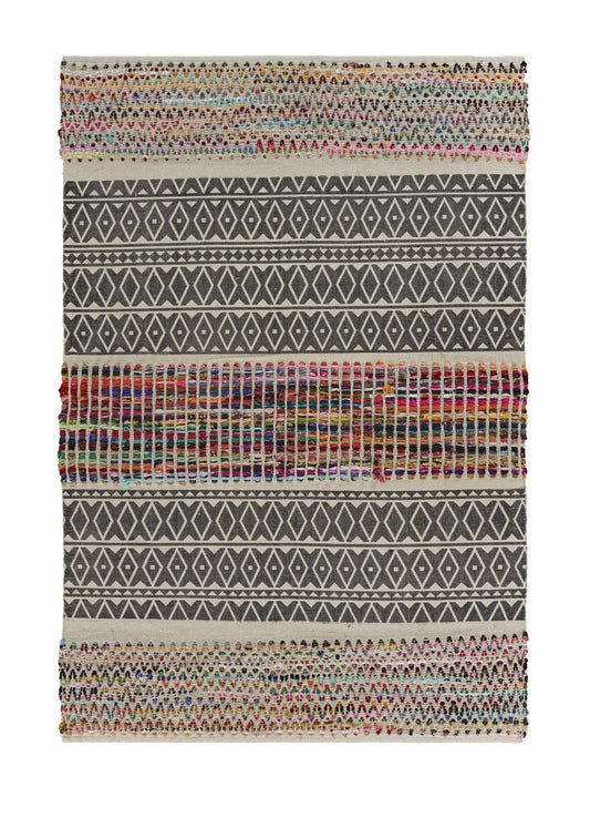 3' x 5' Colorful Traditional Chindi Area Rug