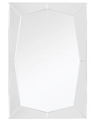 36" Clear Glass Framed Accent Mirror