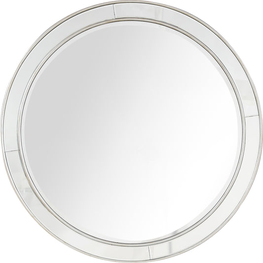 36" Silver Framed Accent Mirror