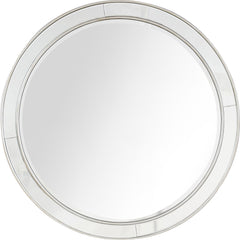 36" Silver Framed Accent Mirror