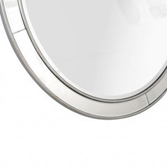 36" Silver Framed Accent Mirror