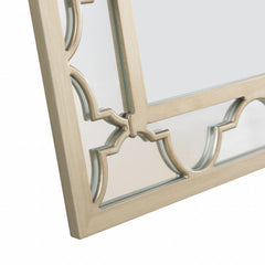 44" Champagne Metal Framed Accent Mirror