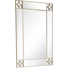 46" Champagne Framed Accent Mirror