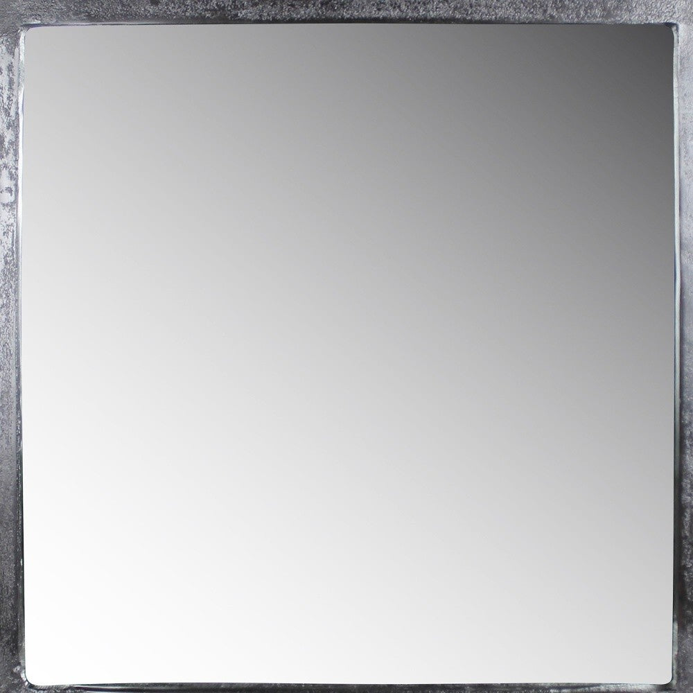 27" Silver Framed Accent Mirror