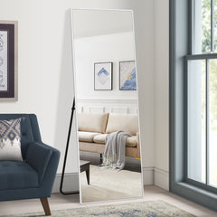 Freestanding Silver Full-length Floor Mirror