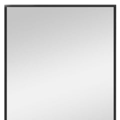 Black Aluminum Wall Mirror - Homeroots