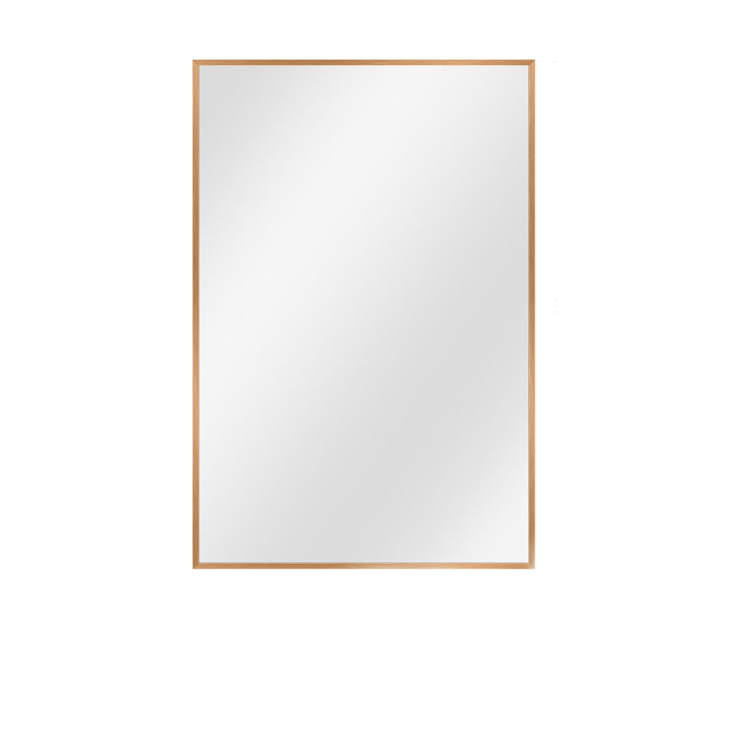 36" Gold Metal Framed Bathroom Vanity Mirror