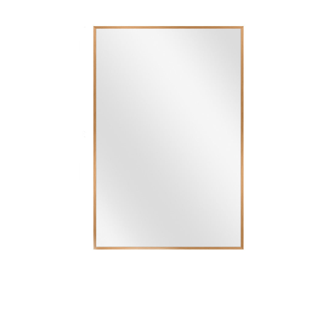 36" Gold Metal Framed Bathroom Vanity Mirror