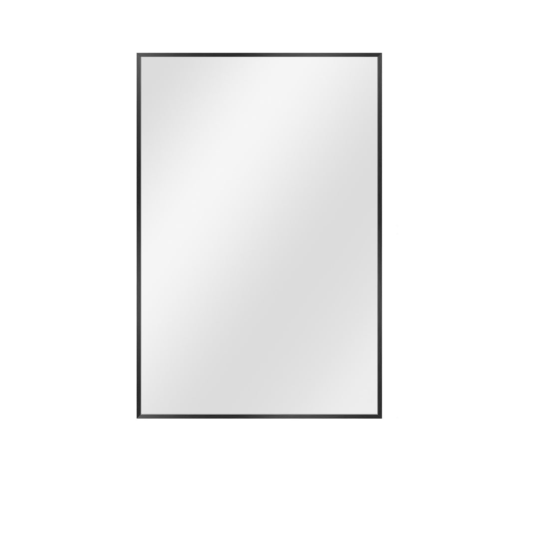 Black Rectangular Wall Mirror